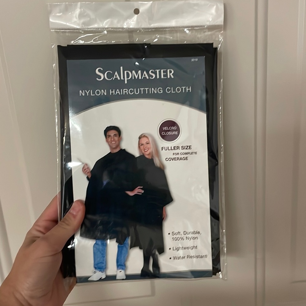 Nylon hair cutting cape